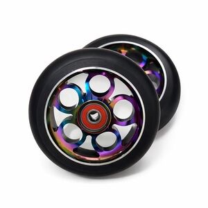 2pc Replacement 110mm Pro Stunt Scooter Wheels With ABEC 9 Bearings